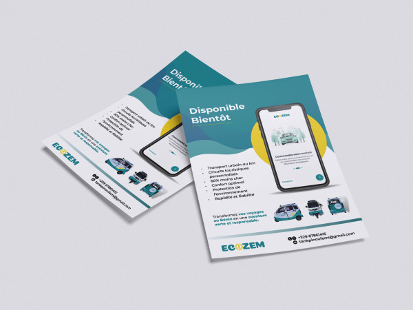 ECOZEM – Pitch Deck & Flyer Événementiel