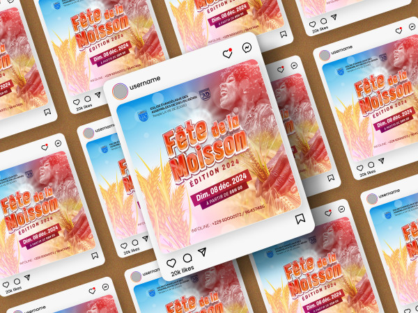 Fête de la Moisson 2024 – Campagne Événementiel Religieux