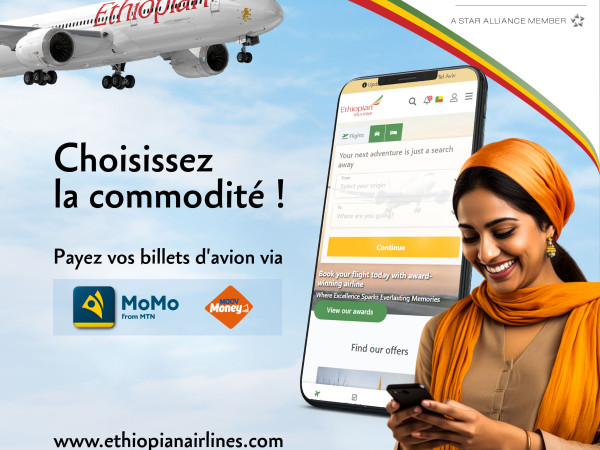 Ethiopian Airlines | Couverture publicitaire